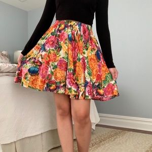 Arden B floral skirt